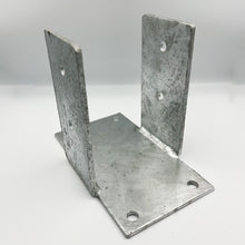 Load image into Gallery viewer, FENCE BRACKETS 4X4 DRESSED BRACKET NARROW THRU BOLT/LAG