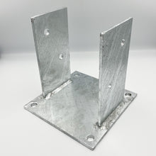 Load image into Gallery viewer, FENCE BRACKETS 4X4 DRESSED BRACKET SQUARE PLACE THRU BOLT/LAG